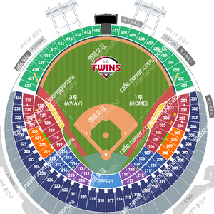 9월 20일 (금요일) LG vs 두산 1루 네이비 307블록 2연석 양도합니다