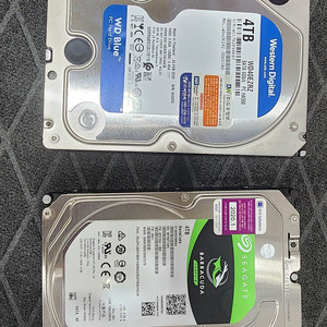 4TB HDD 팝니다(WD40EZRZ/ST4000DM004)