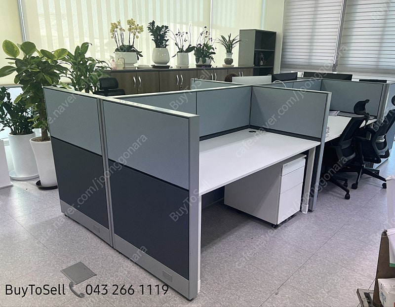 사무실파티션 66T 블럭파티션 대량판매 이미지