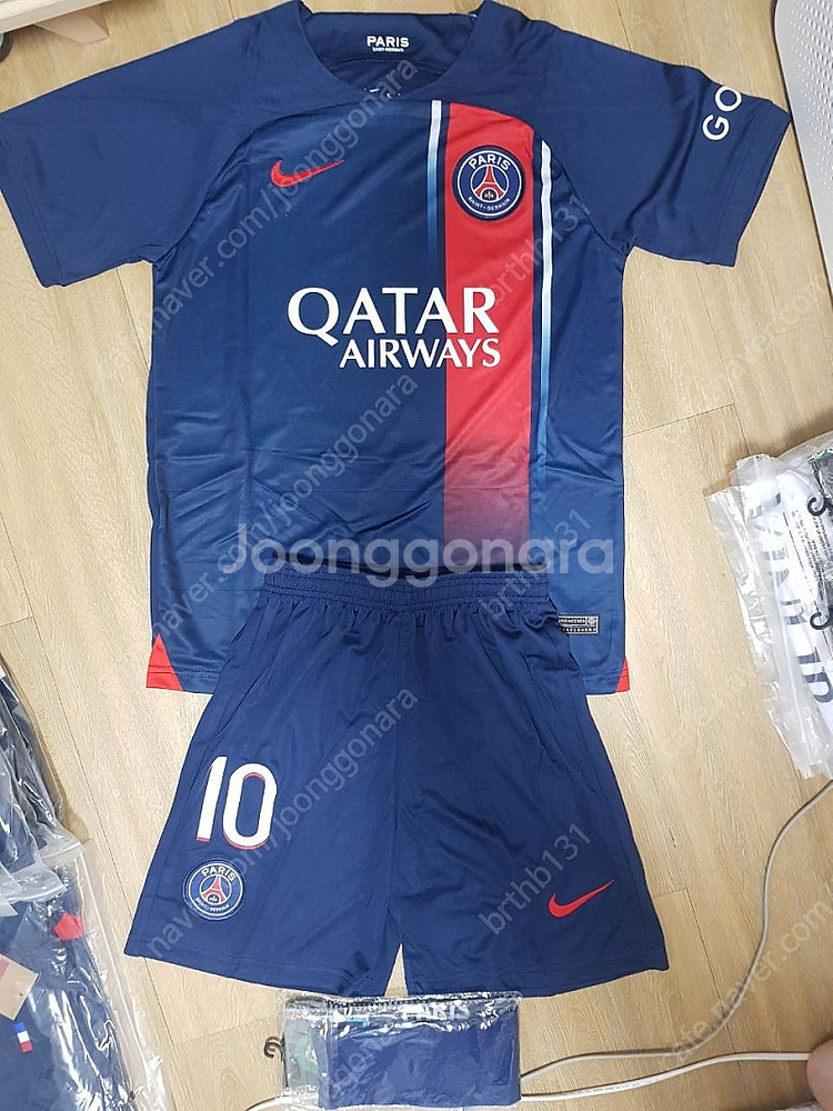 파리생제르망(PSG) 홈 어웨이 축구 유니폼 상하의양말...--5