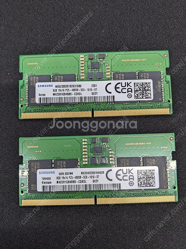 삼성 DDR5 4800 8GB X 2EA 노트북 메모리...--0