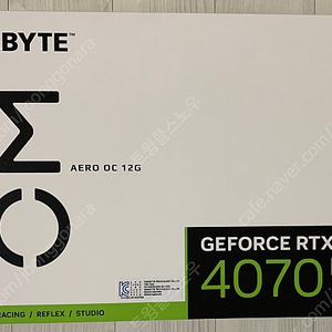 GIGABYTE 지포스 RTX 4070 SUPER AERO OC D6X 12GB 4070s 에어로