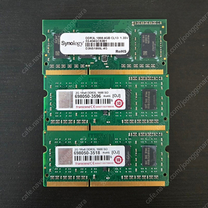 DDR3L 노트북용, 시놀로지용 메모리 판매합니다