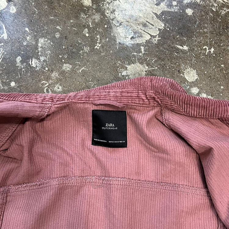 M) zara 자라 코듀로이 자켓 골덴 자켓 라이더자켓 시스템 오즈세컨 이미지