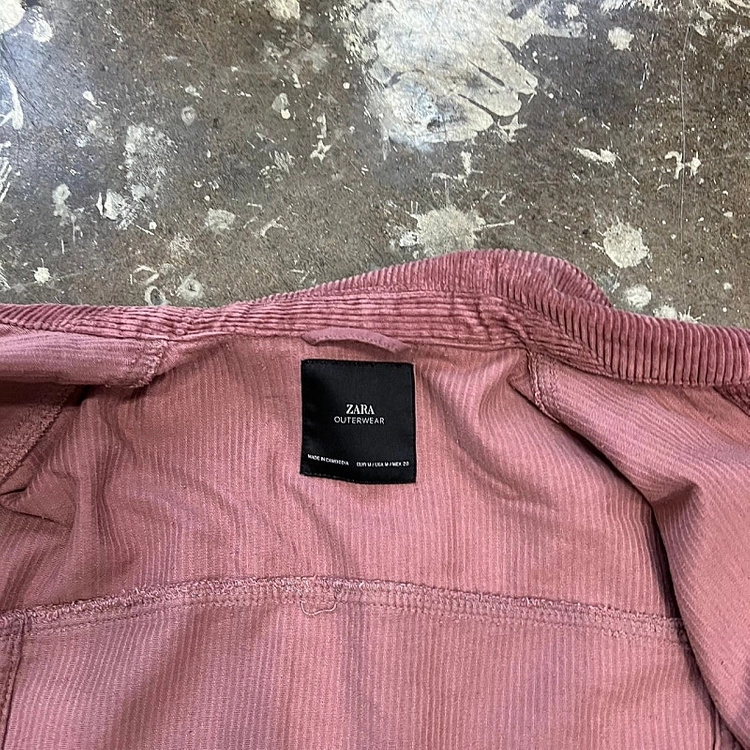 M) zara 자라 코듀로이 자켓 골덴 자켓 라이더자켓 시스템 오즈세컨 이미지