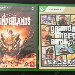 XBOX 타이니 티나의 원더랜드 , GTA5 , WWE 2K22 , NBA