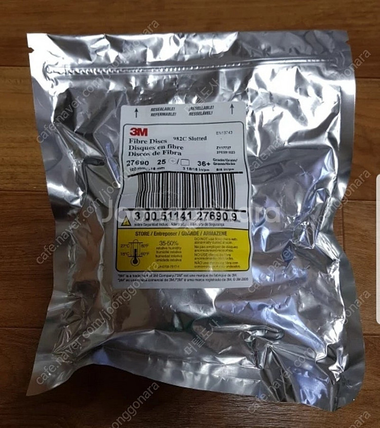 3M 27690 4인치 그라인더 원형사포 빼빠--0