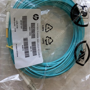 hp 15m multi mode om3 LC/LC cable aj837a hp광케이블