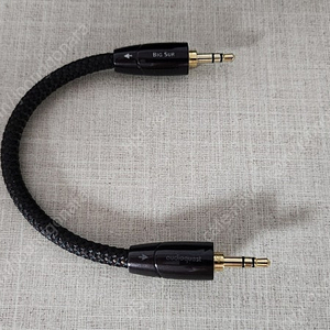 오디오퀘스트 빅서 audioquest BIG SUR 3.5mm to 3.5mm 0.15m (15cm) aux 스테레오 케이블 판매합니다