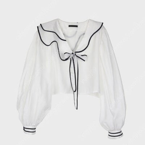 안유진 착용 가연리 SADIE Blouse-White