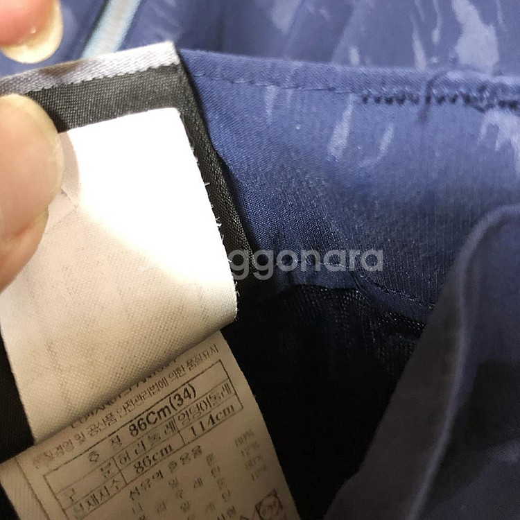 깨끗 블랙야크 남성 여름 바지 34인치--3