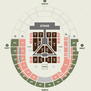 세븐틴 고양콘서트 막콘 s석 E열