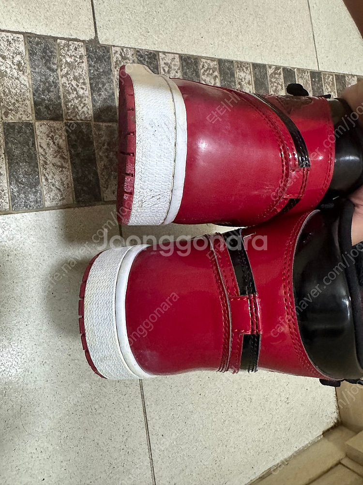 조던1 페이턴트 브레드 커스텀 275 판매--2