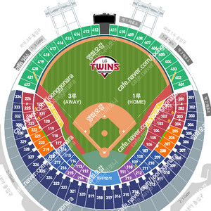 9월 22일(일요일) LG vs 두산 1루 306블록 2연석 / 4연석 양도합니다