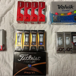 타이틀 리스트 pro v1 pro v1x 테일러메이드 버너소프트 헥스 컨트롤 볼빅 크리스탈