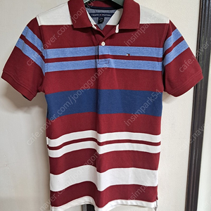 TOMMY HILFIGER 아동면반팔샤츠(L/G 16/18)