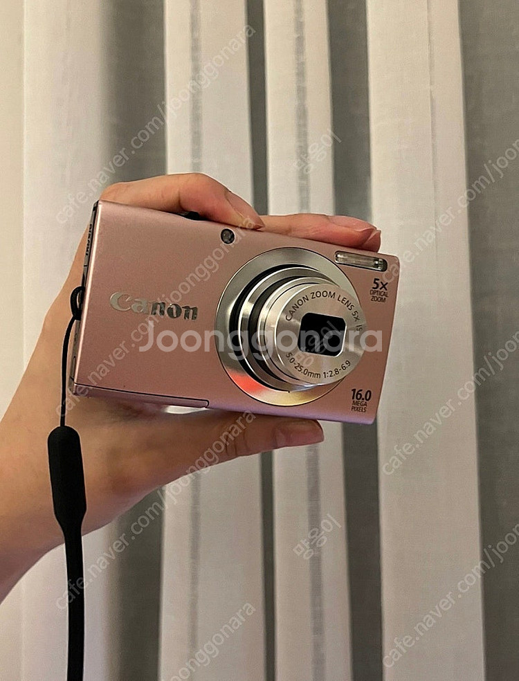 캐논 파워샷 A2400 IS 핑크 디지털카메라--4