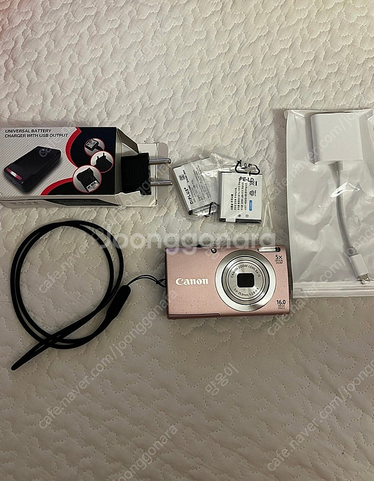 캐논 파워샷 A2400 IS 핑크 디지털카메라--6
