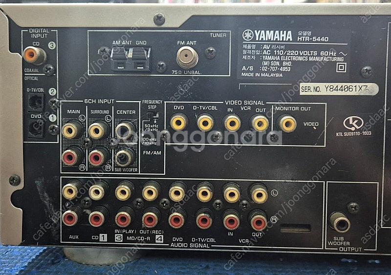 야마하 Yamaha HTR-5440 AV리시버 앰프 판...--5