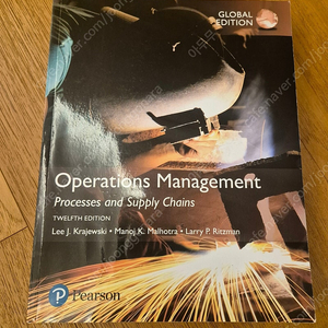 Operations Management: Processes and Supply Chains 12th edition