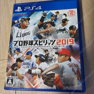 PS4 프로야구 스피리츠 2019 게임시디 팝니다.