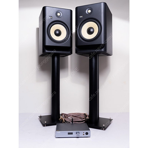 KRK ROKIT8 G4 액티브 모니터 스피커+ LOXJIE D40 PRO DAC , 헤드폰 앰프+ 노스톤 스타일럼2 스피커 스탠드 + XLR케이블 3M