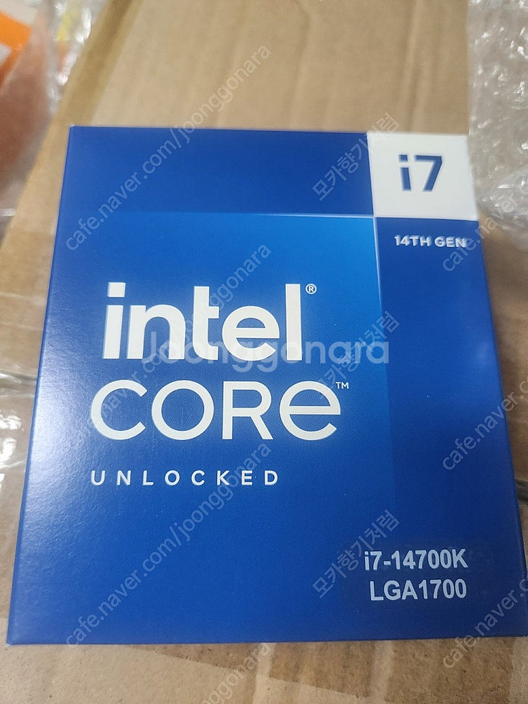 [미개봉] 인텔 i7 14700k 국내정품 미개봉 새제...--0