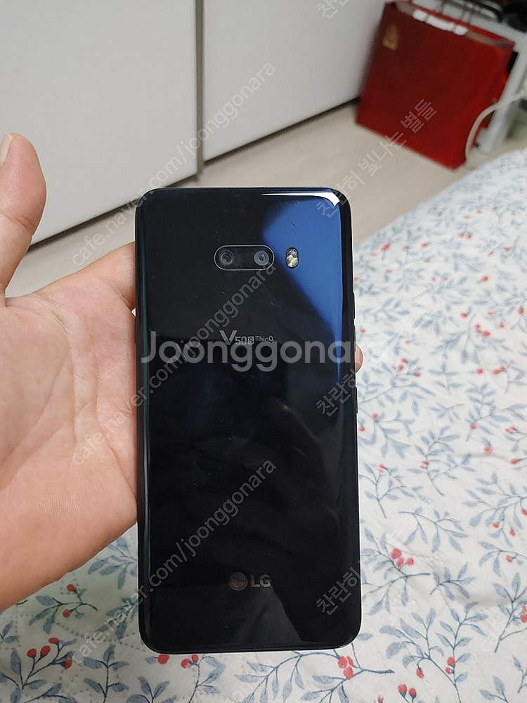 택포 lg v50s 약간 파손폰 판매합니다!--7