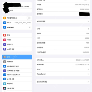 아이패드 프로 iPad Pro 12.9인치 5세대 wi-fi 128G