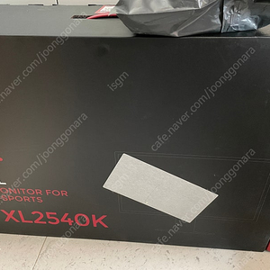 벤큐 조위 XL2540K 무결점 240Hz 게이밍 모니터 미개봉 판매합니다