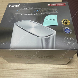 ASUS zen wifi XT9 AX7800 공유기 팝니다.(미개봉 새제품-34평 전체커버)