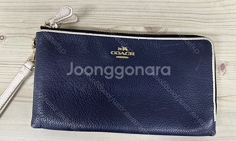 [가방] 코치 COACH 빈티지 더블 파우치 지갑--0