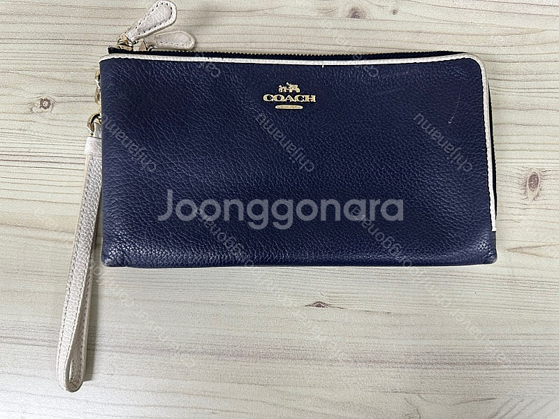 [가방] 코치 COACH 빈티지 더블 파우치 지갑--1