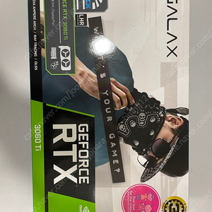 [울산] 갤럭시 RTX3060Ti 그래픽카드 판매합니다.(LHR버전 및 무상AS)