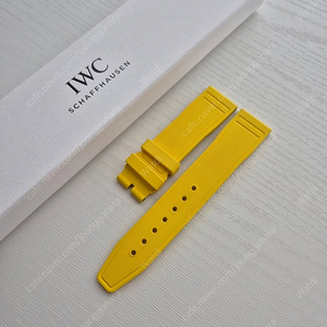 IWC 러버 밴드, 러버 스트랩 20mm 옐로우 노랑 (퀵체인지)