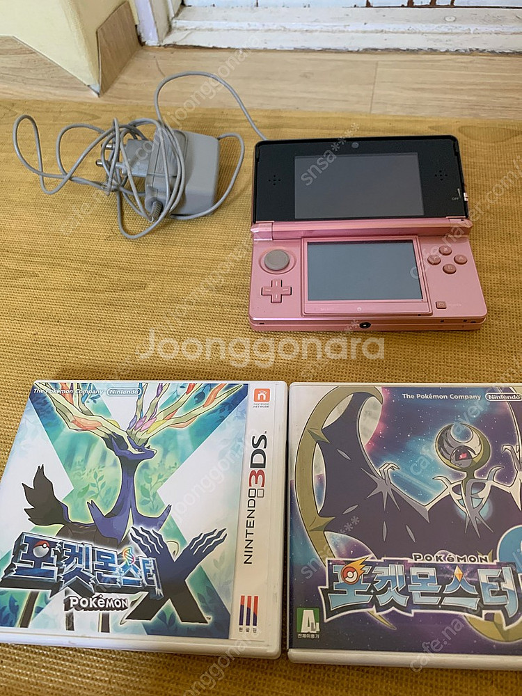 닌텐도 3ds 포켓몬문 포켓몬X 충전기까지--0