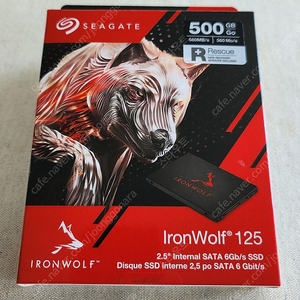 Seagate IronWolf 125 나스용SSD 500GB(미개봉) 판매