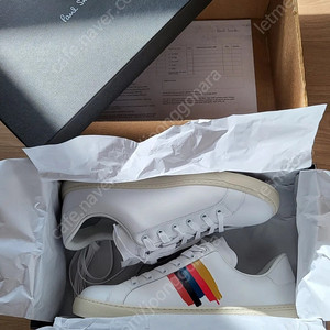 폴 스미스 Paul smith Hansen sneakers white 260, UK7 스니커즈 한센 화이트