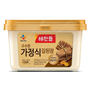 해찬들 구수한 가정식 집된장 3.15kg