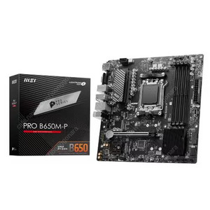 MSI B650M-P 박스풀박 작동테스트 1회 개봉 거의 새제품!