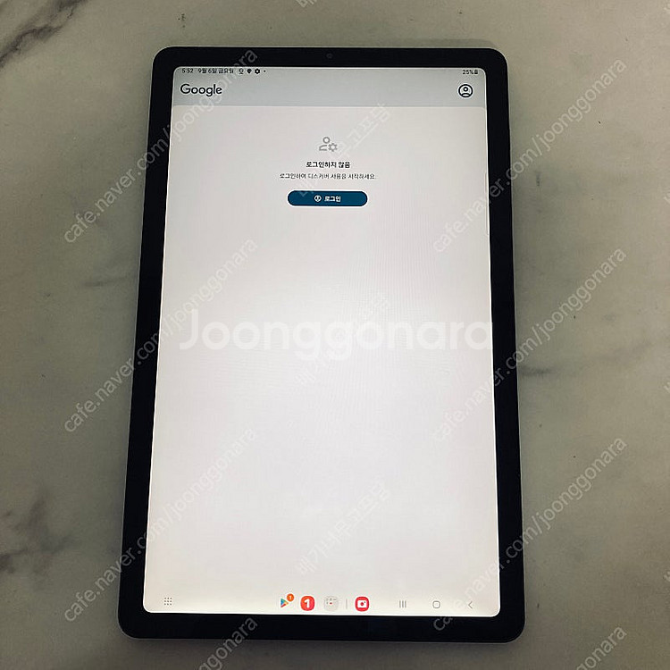 갤럭시 탭S6라이트 S6LITE 블랙 64G S급 18...--5