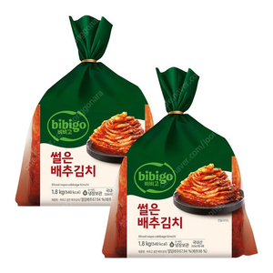 비비고 썰은 배추김치 1.8kg X 2개