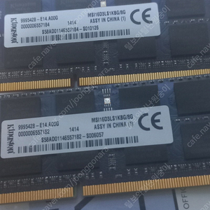 [노트북용] king ston ddr3 8x2 2개 16g