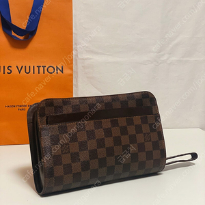 [정품] 루이비통 다미에 클러치 백 가방 LOUIS VUITTON 파우치 토일렛 백