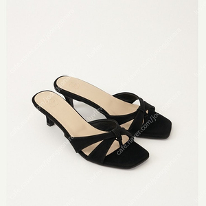 가격인하) 시에(sie) 세리에 Serie tie mule [silk black] 260 5cm 새상품