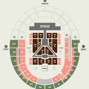 SEVENTEEN [RIGHT HERE] WORLD TOUR IN GOYANG 세븐틴 콘서트 막콘 VIP 10구역 10열