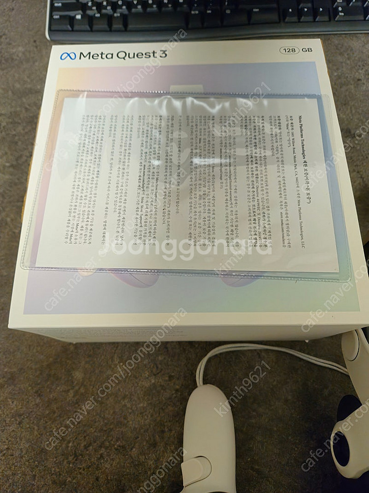 메타퀘스트3 팝니다. 베터리, 헤드스트랩 포함--0