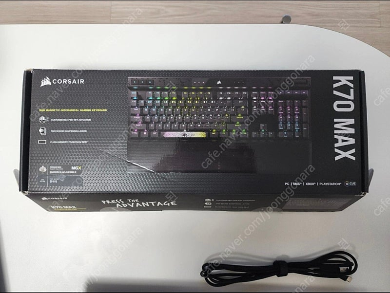 커세어 k70 max 래피드트리거 이미지