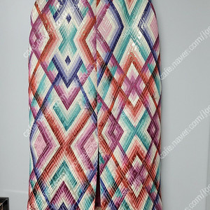 미사용 ASOS 아소스 chevron rainbow skirt