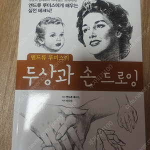 두상과 손 드로잉